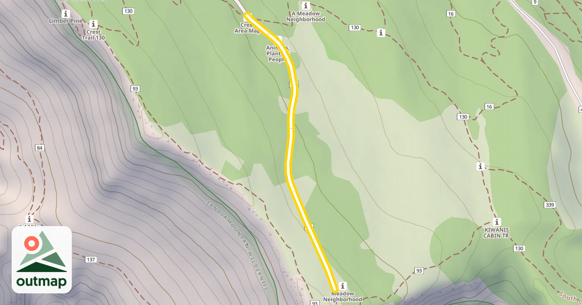 Map of Kiwanis Meadow Road