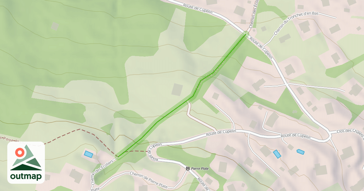 Map of Chemin des Écoliers