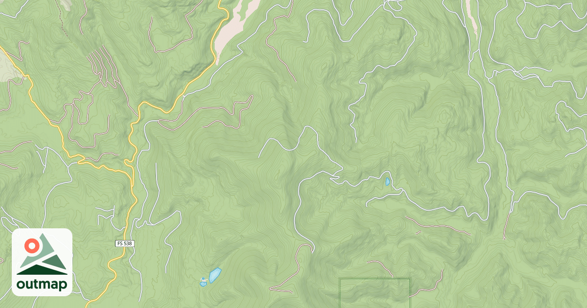 Map of Ashley Mtn