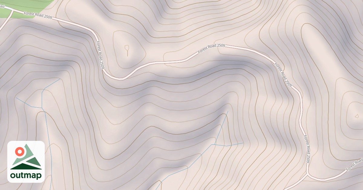 Map of ONION MOUNTAIN