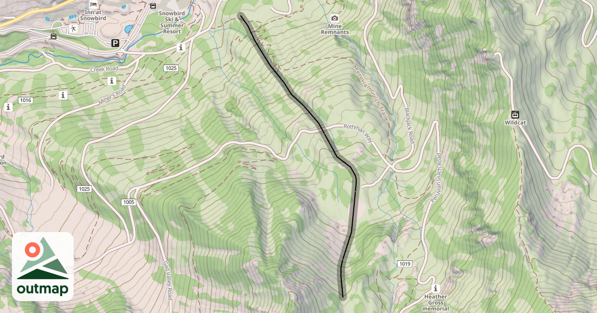 Map of Lower Primrose Path
