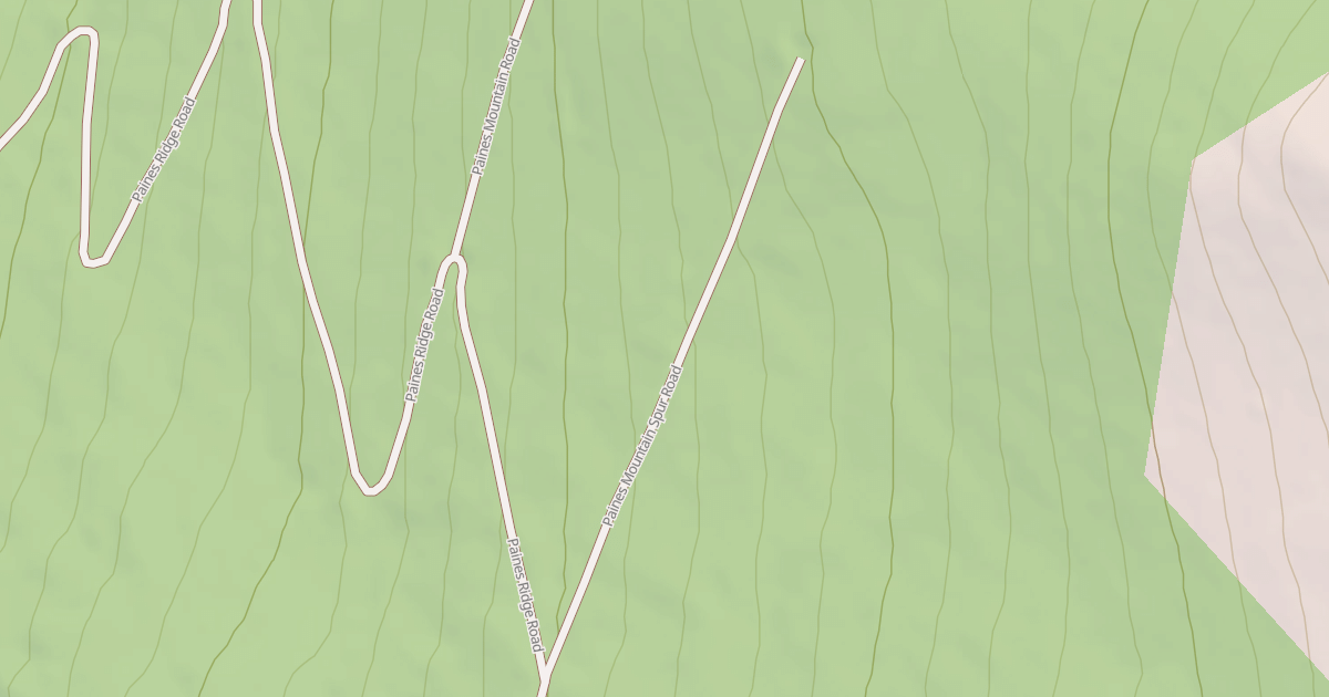 Map preview of PAINES MOUNTAIN SPUR