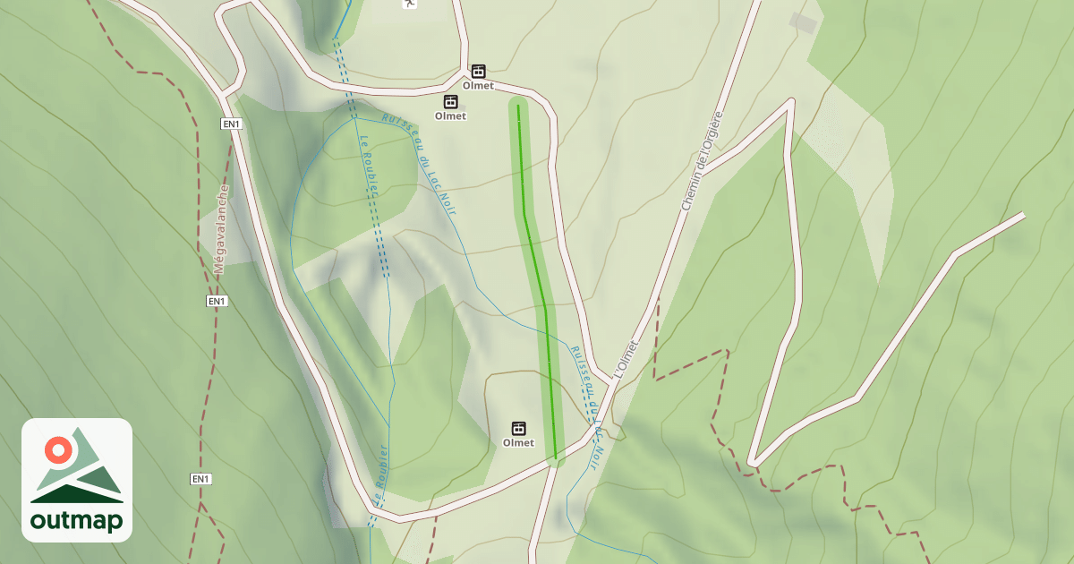 Map of Canetons