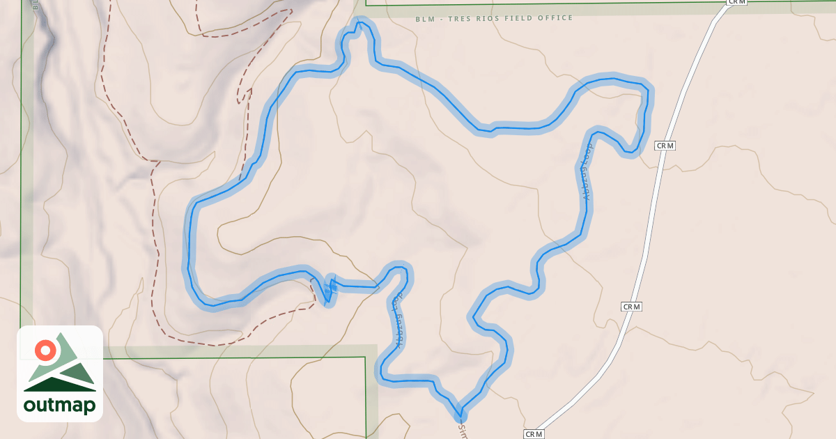 Map of Abbzug Loop
