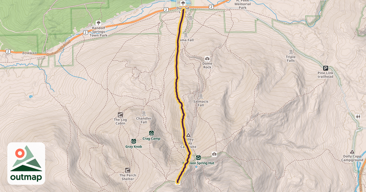 Map of Airline Trail
