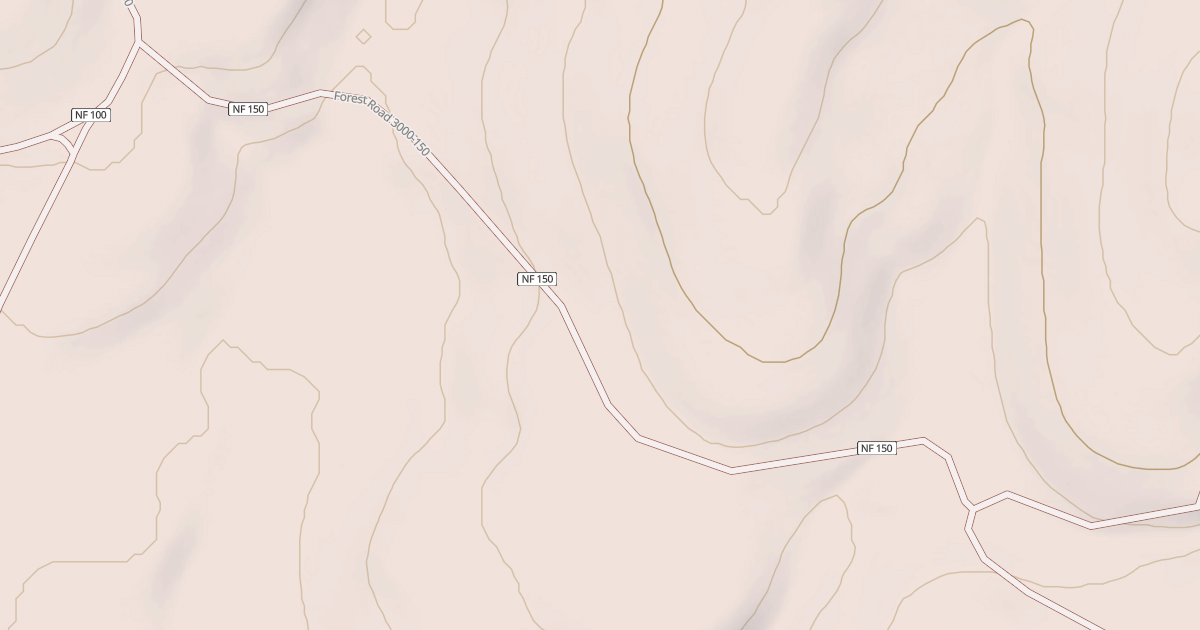 Map preview of USFS Motor Vehicle Use Map Roads {777A0C98-A48B-48C3-84A0-D6618D2D695C}