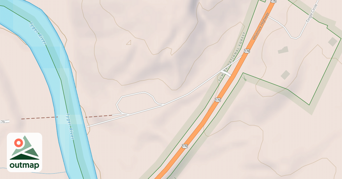 Map of BEATTY BRIDGE RAMP