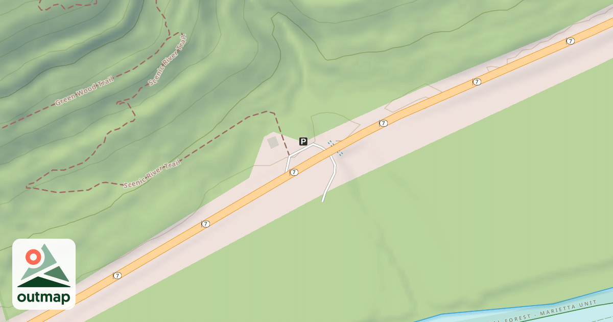 Map of SCENIC RIVER TH SR7