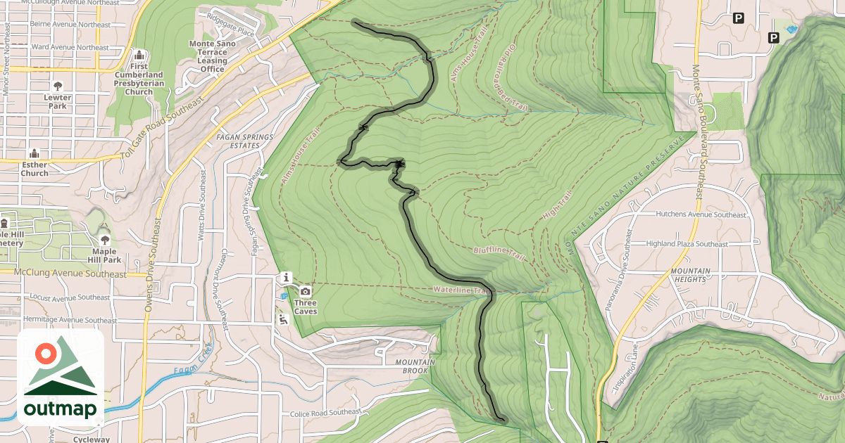 Map of Wagon Trail