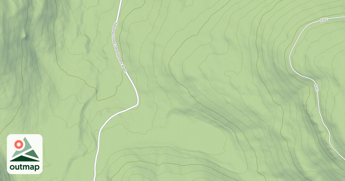 Map of GREGG SWAMP