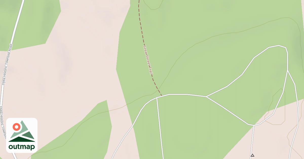 Map of Dyea Ohv Trail