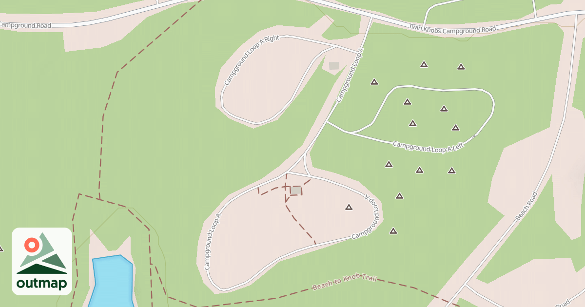 Map of SITE 2-CAVE RUN