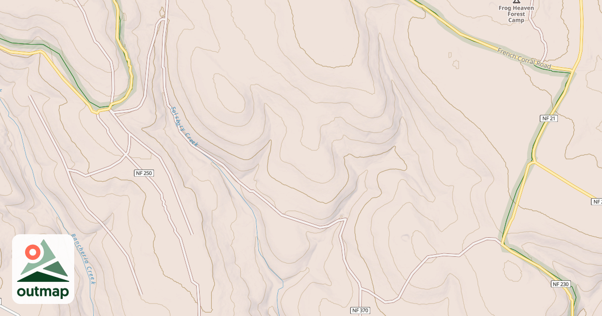 Map of USFS Motor Vehicle Use Map Roads {C2FBF794-C605-450C-A967-1196F297501D}