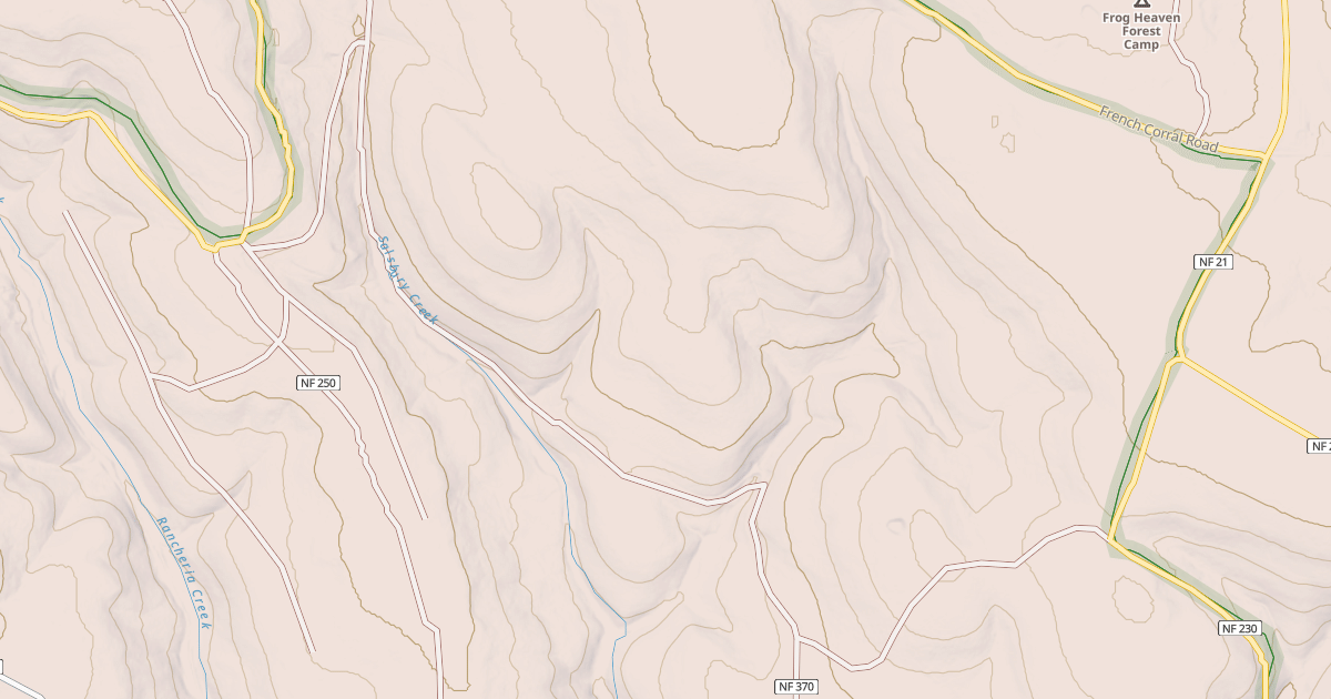 Map preview of USFS Motor Vehicle Use Map Roads {C2FBF794-C605-450C-A967-1196F297501D}
