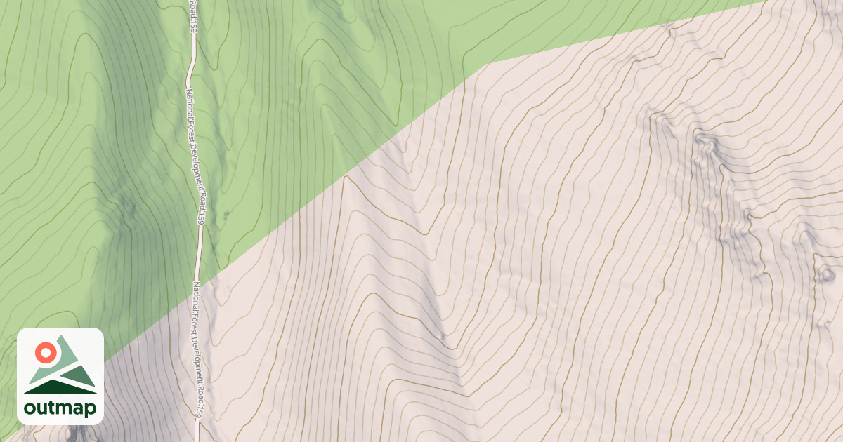 Map of CHICKEN 5 SPUR A
