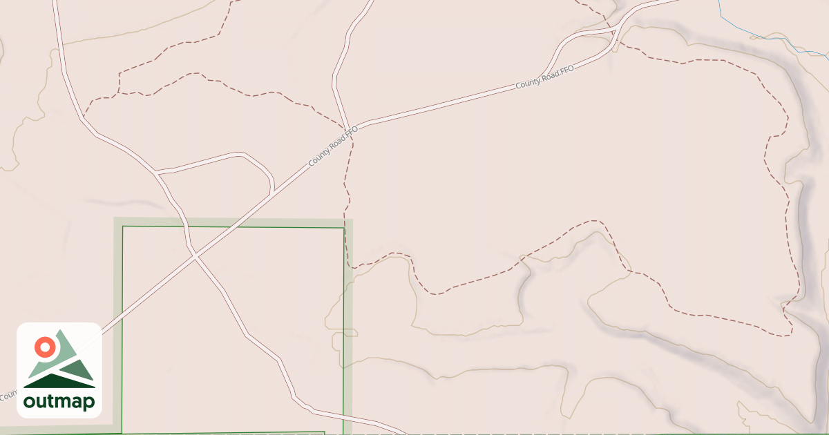 Map of Porterfield Lake Motorcycle Trail