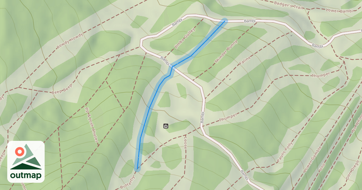Map of Rolling Rock