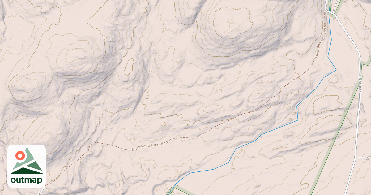 Map of Edick Road Extension