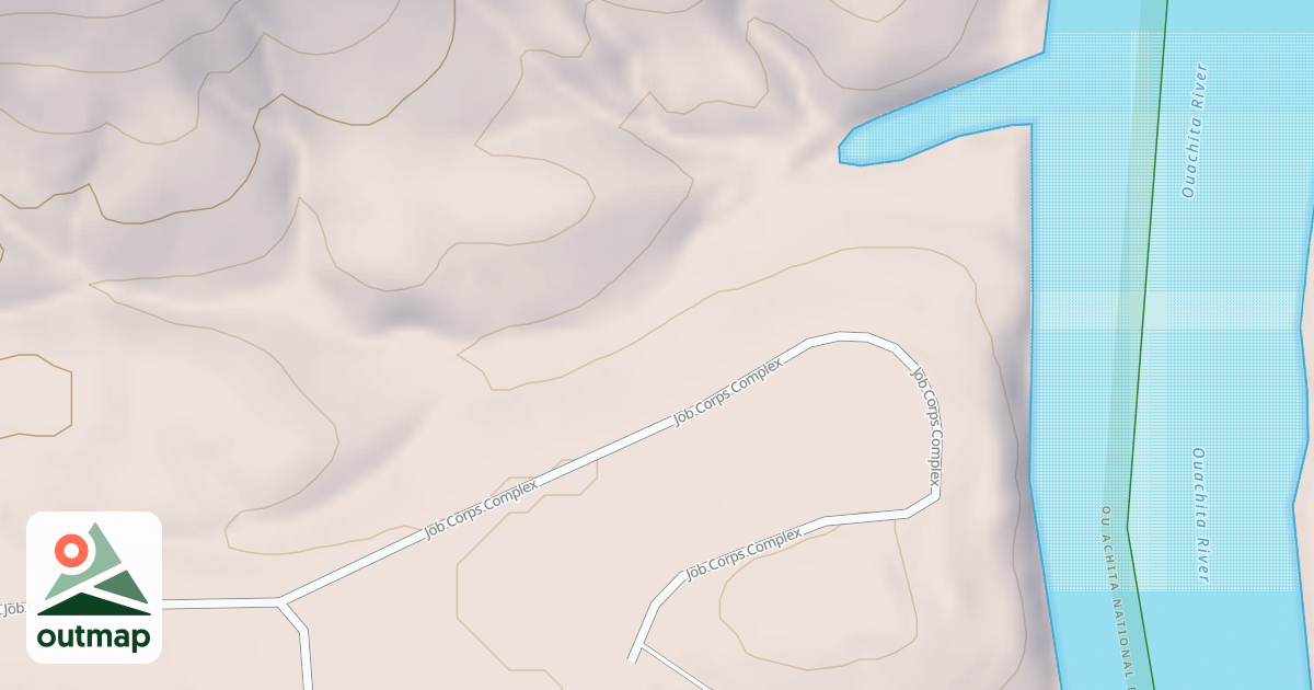 Map of OUACHITA CCC DOCK