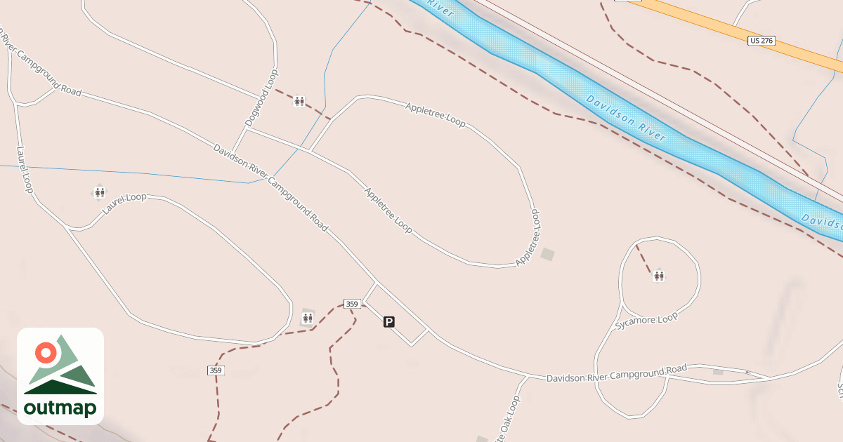 Map of DAVIDSON RIVER C.G.