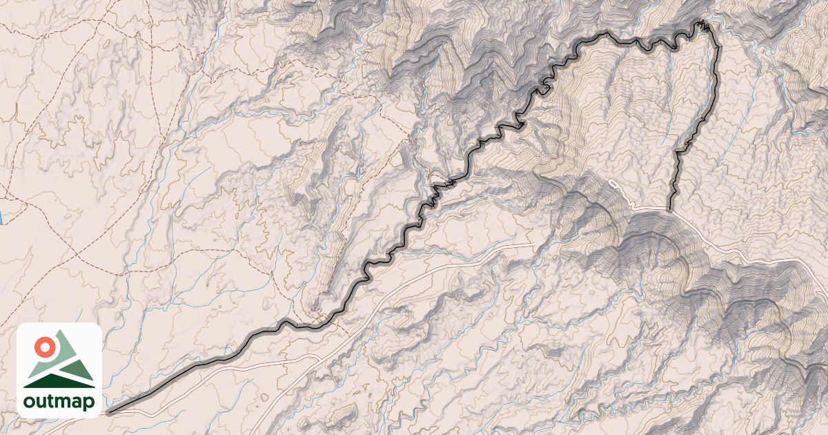Map of BLM Route 220