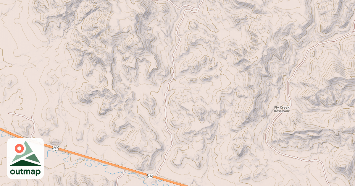 Map of CABIN CREEK