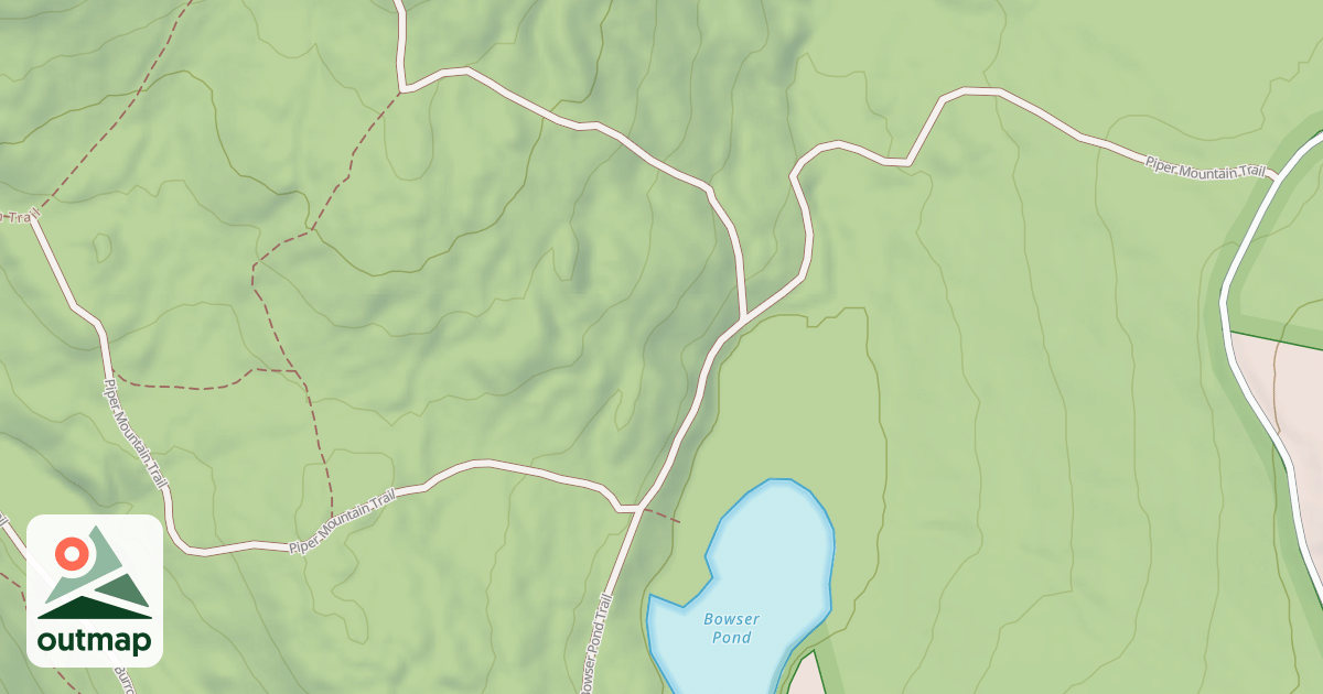 Map of Piper Mountain Trail