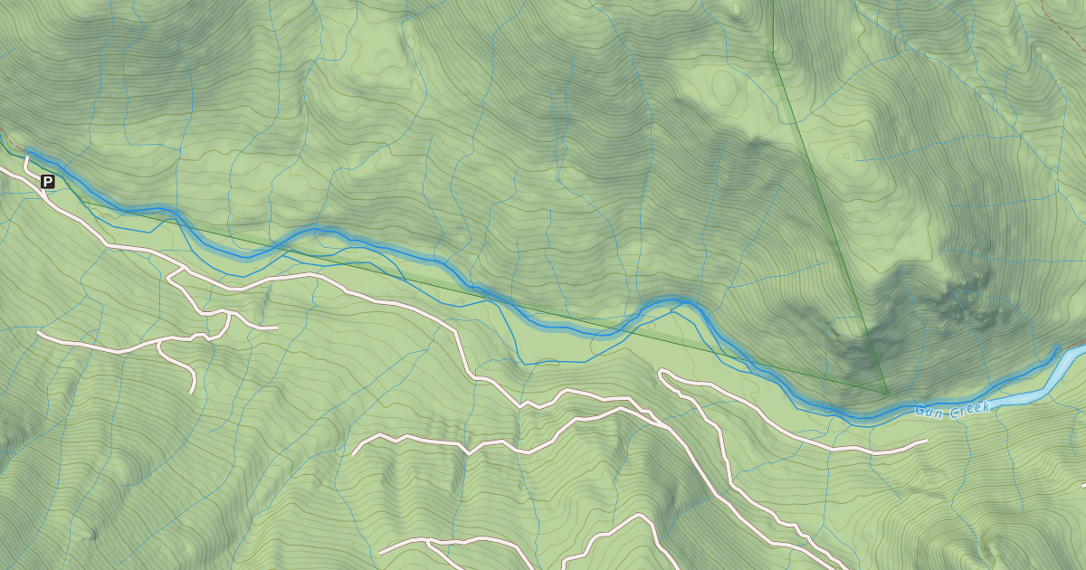 Map preview of Lower Gun Creek Trail