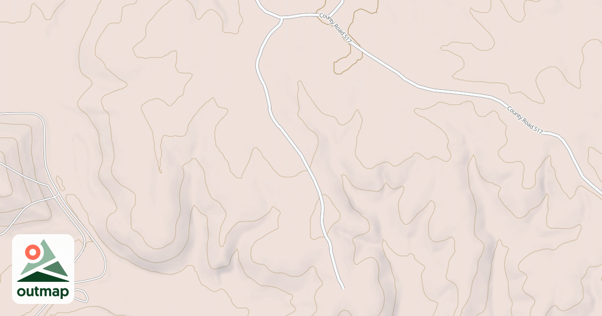 Map of MUD BRANCH HOLLOW