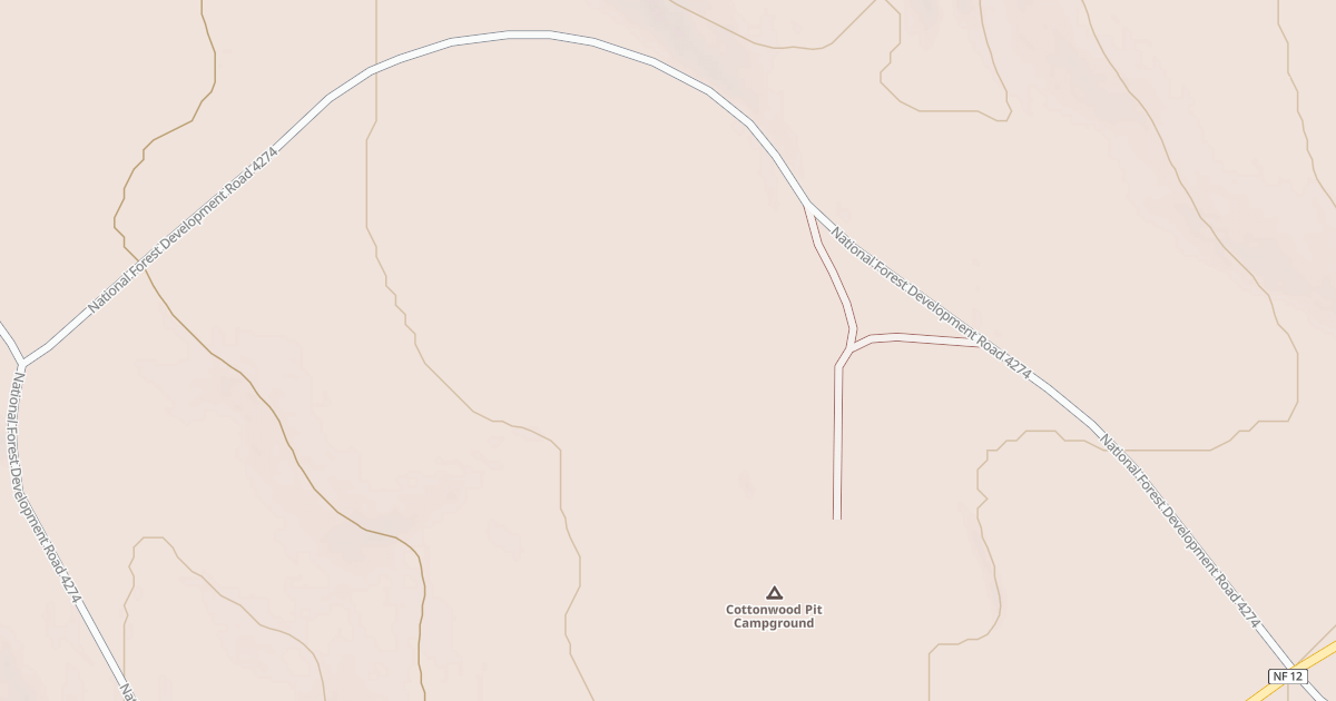 Map preview of USFS National Forest System Roads {49BE820C-1B7D-4658-82FF-344E4596B44E}