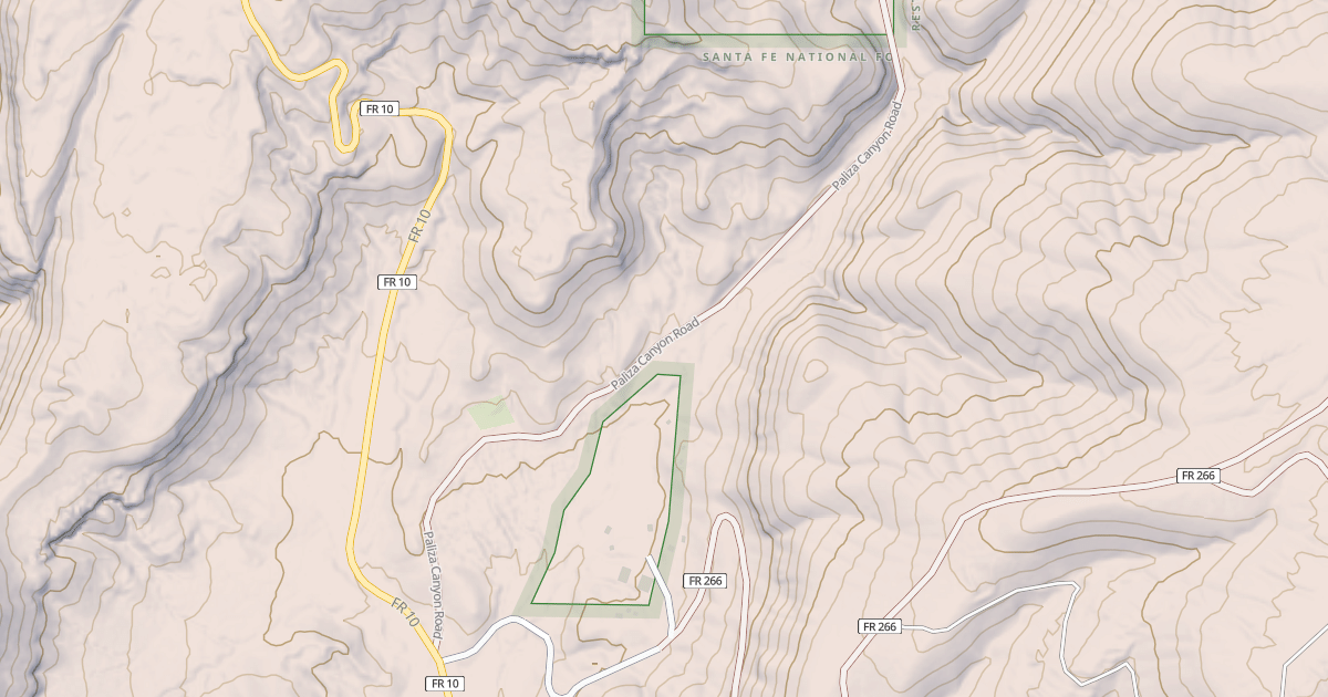 Map preview of PALIZA CANYON