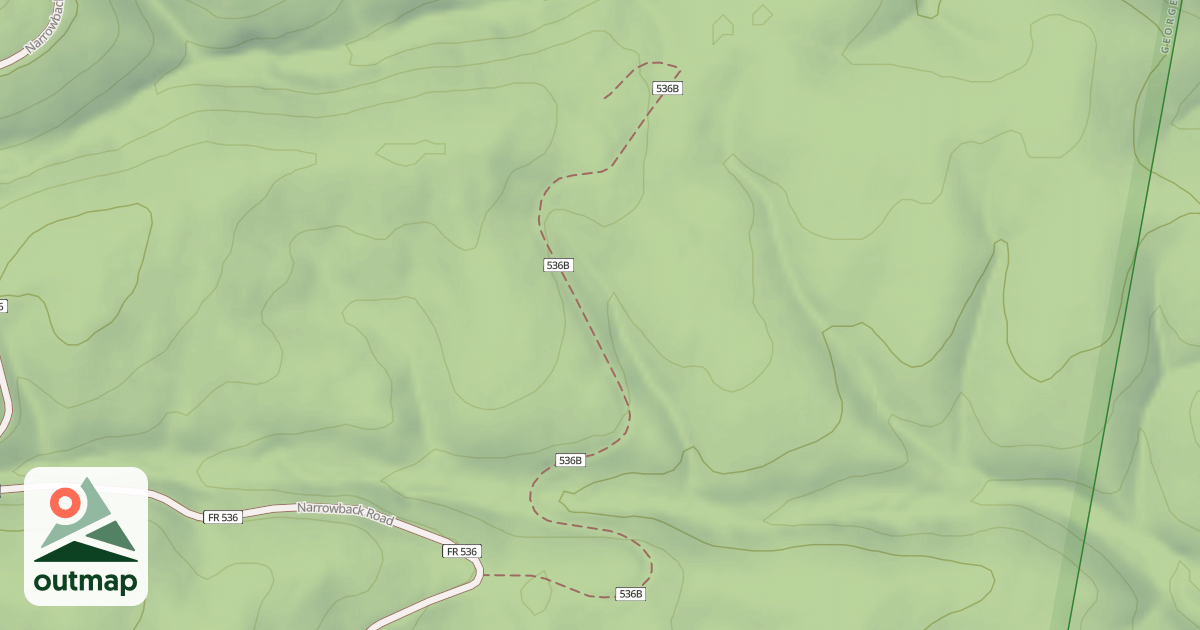 Map of NARROWBACK EXTENSION