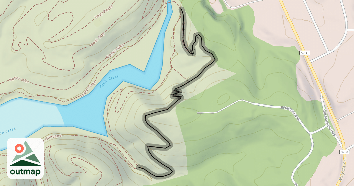 Map of Kimble's Ladder
