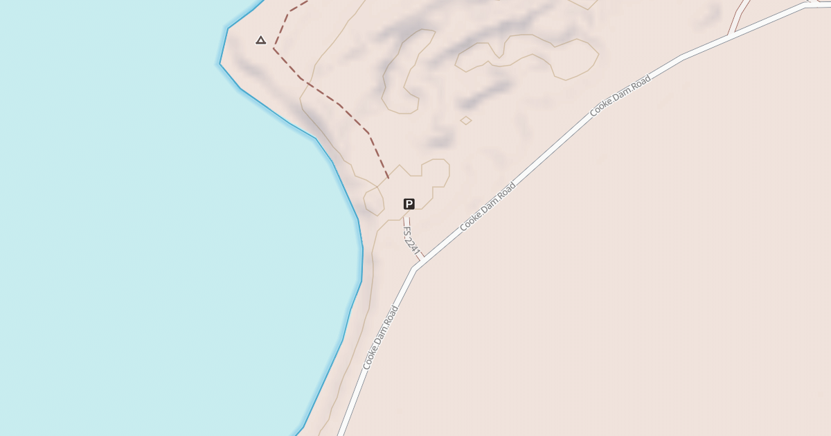 Map preview of GRAVELLY POINT PARKING LOT