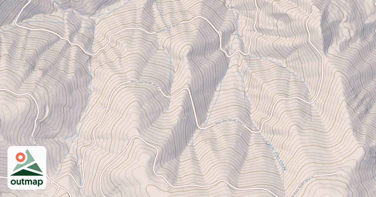 Map of BIG LAKE
