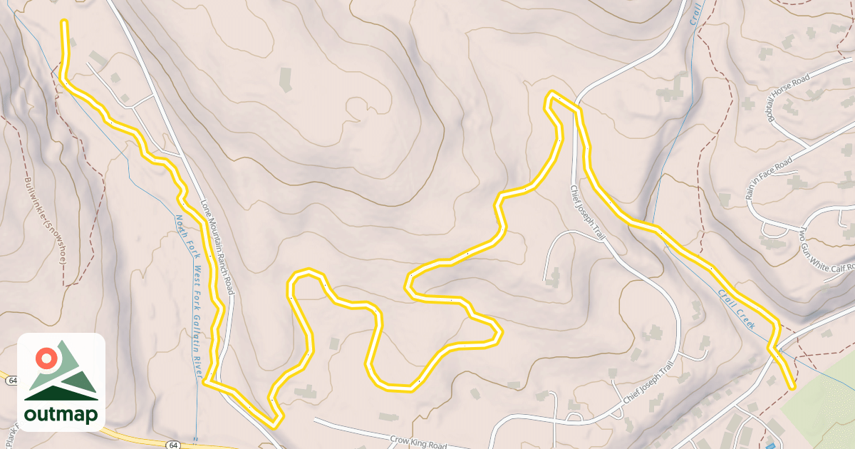 Map of Ranch Loop