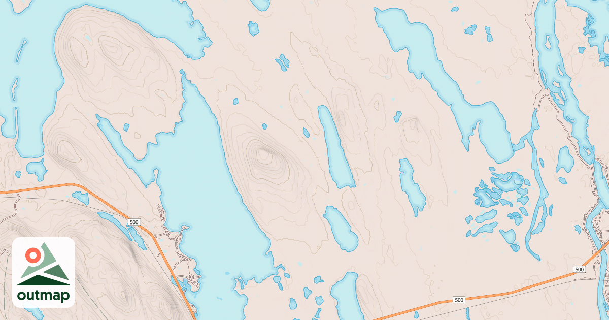 Map of White Wolf Snowmobile Club Winter Trail System