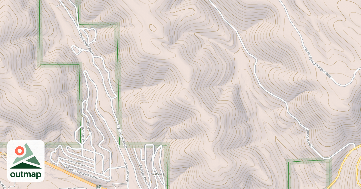 Map of DRY SWAMP