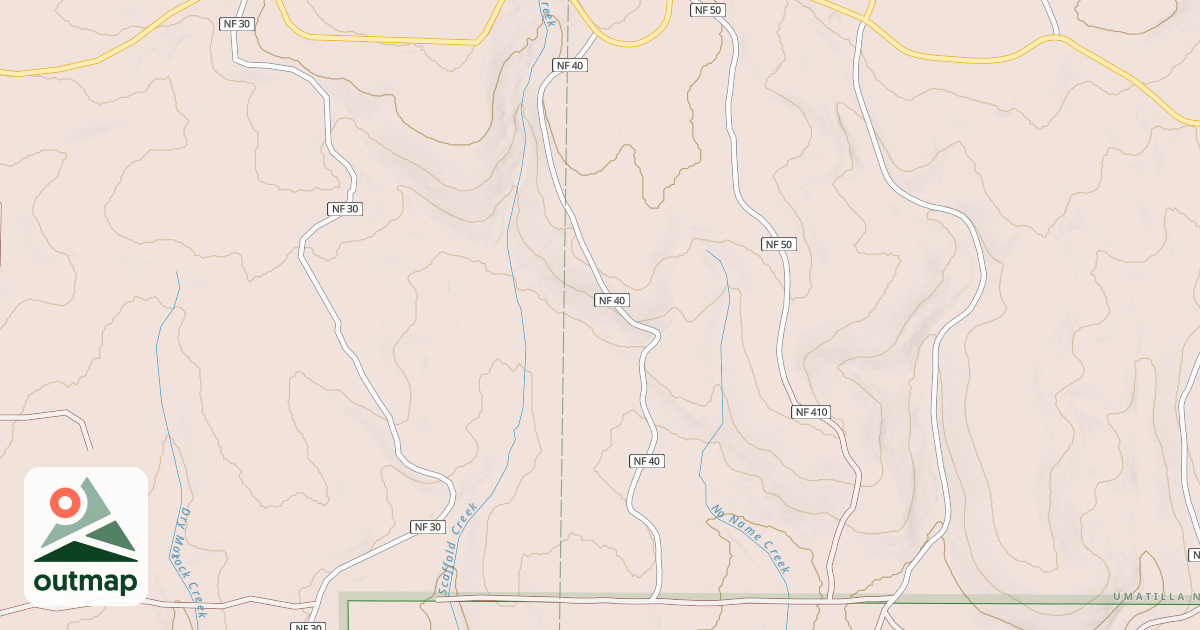 Map of USFS National Forest System Roads {75862C66-38E1-4A9D-98D8-C85417CE332E}