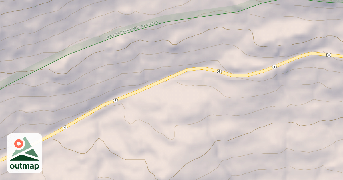 Map of EBBITS PASS OHV 4X4