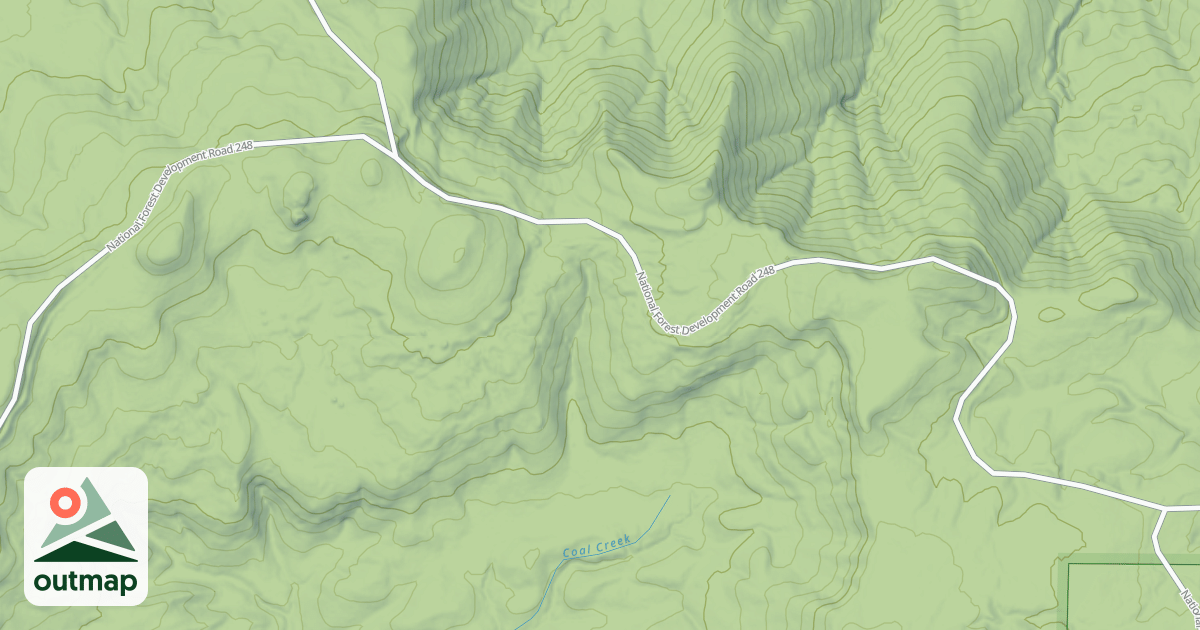 Map of COAL CREEK