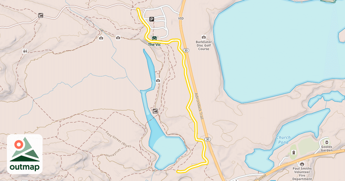 Map of Logger's Loop (Olive)