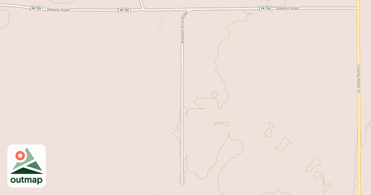 Map of BRESSLER A1-H