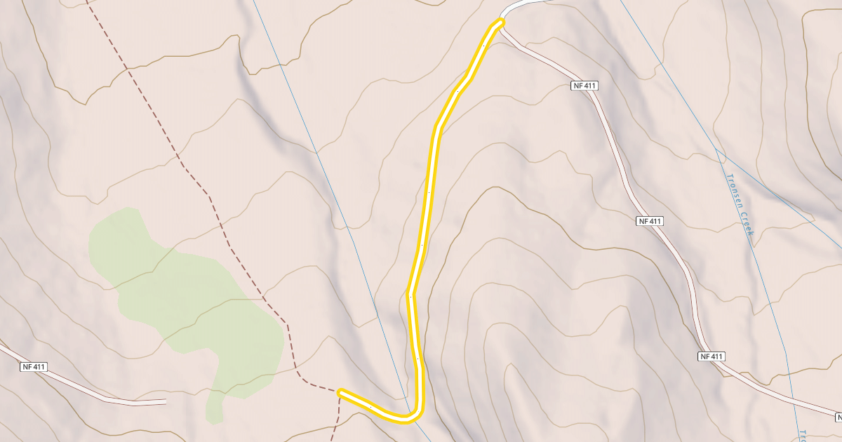 Map preview of Forest Road 7240