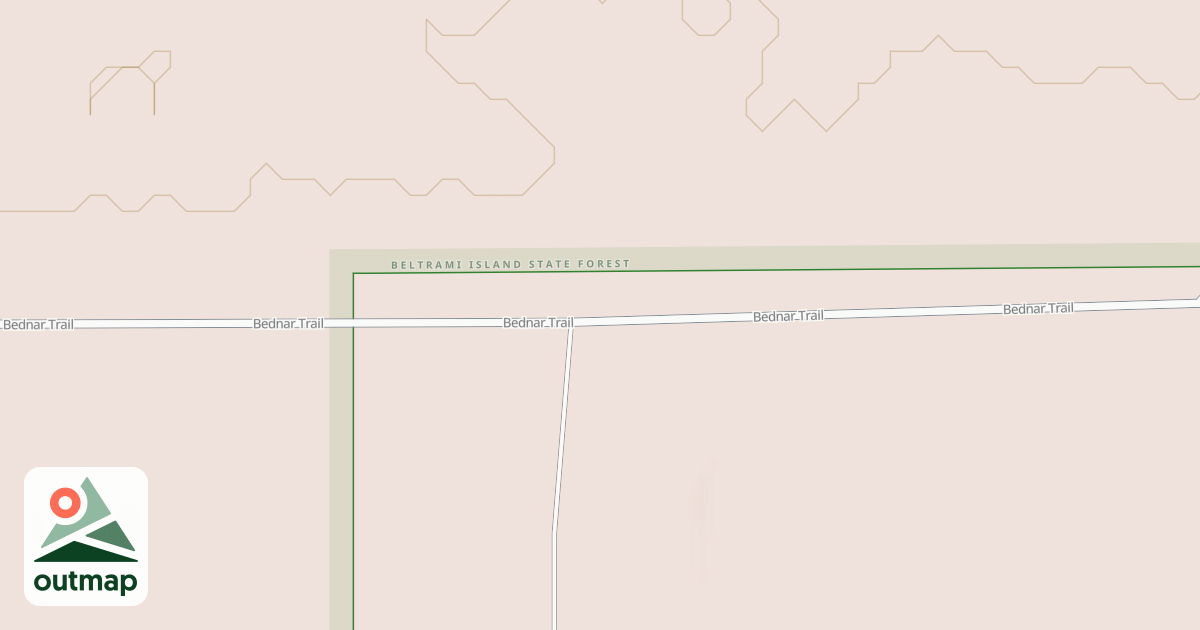 Map of Warroad/Roseau Trails
