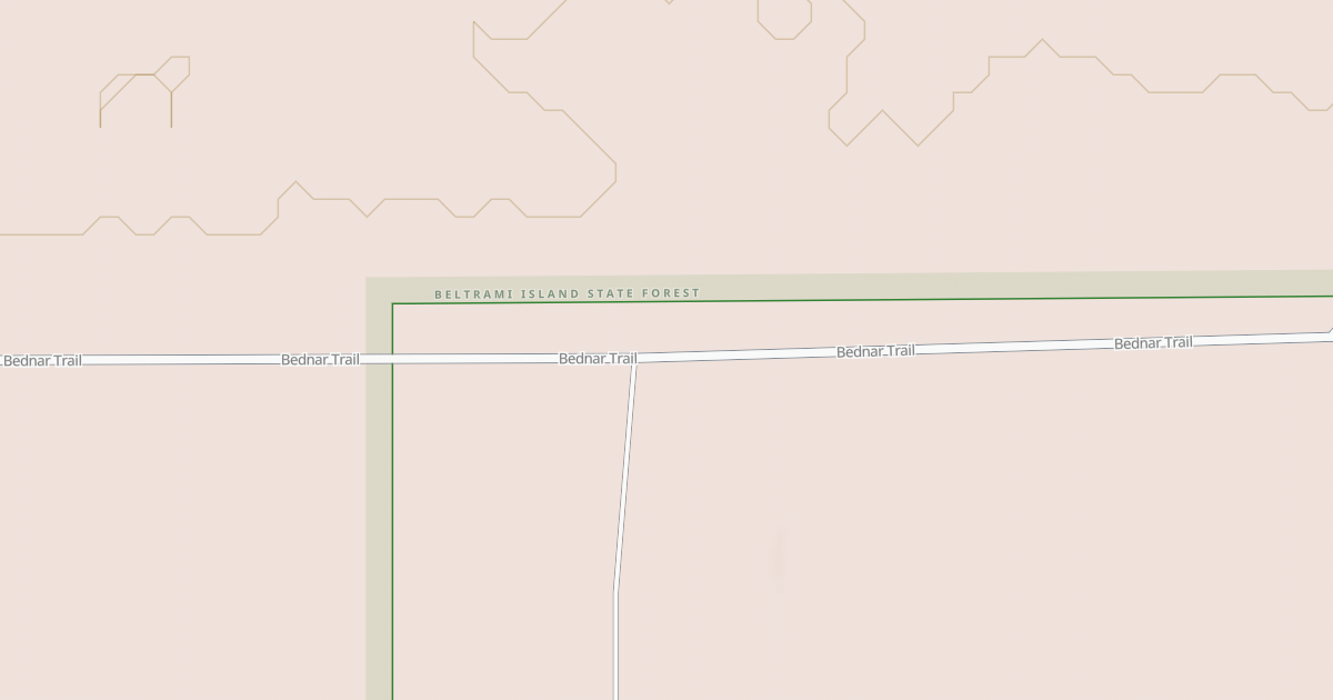 Map preview of Warroad/Roseau Trails