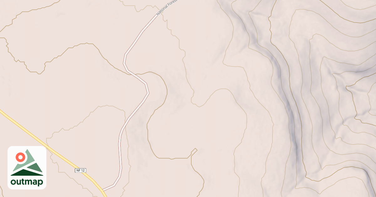 Map of USFS National Forest System Roads {768BD325-C8C7-4809-8BA9-6FE936F55D5E}