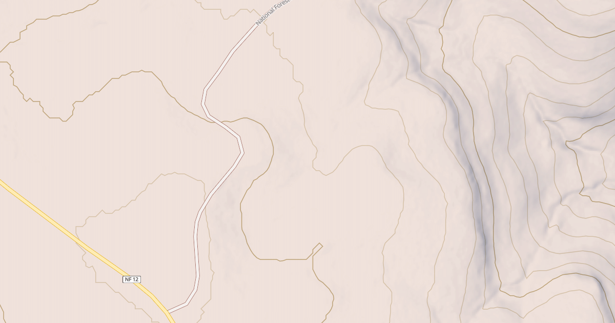 Map preview of USFS National Forest System Roads {768BD325-C8C7-4809-8BA9-6FE936F55D5E}