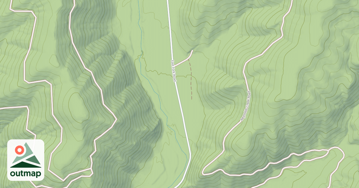 Map of (FDR) EAST FORK BITTERROOT