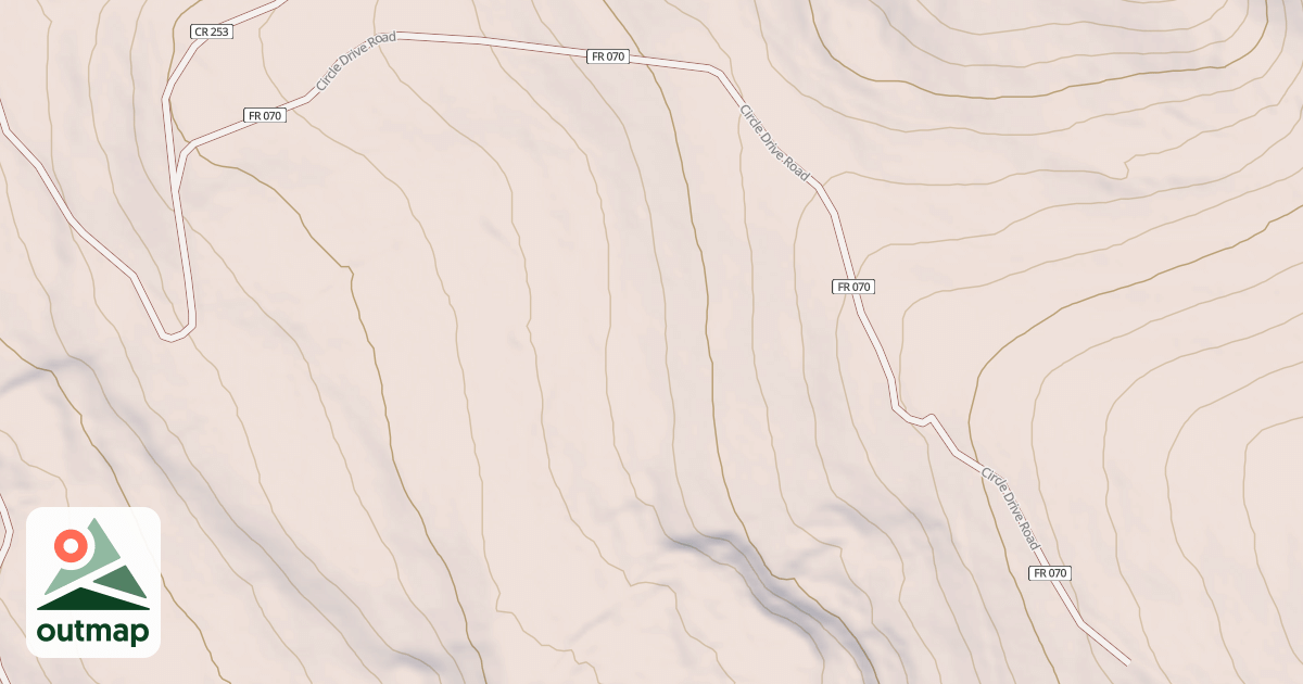 Map of CIRCLE DRIVE